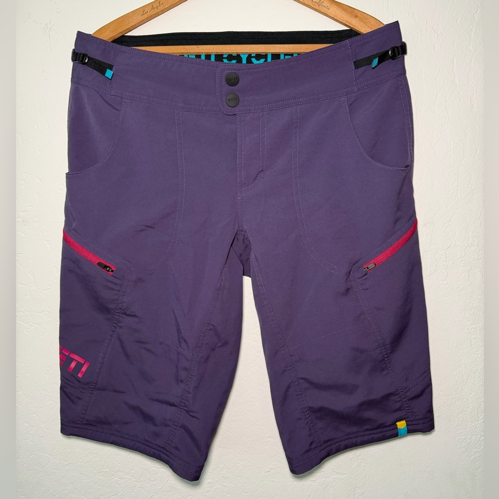 Yeti Women’s MTB Shorts-Purple Size MEDIUM